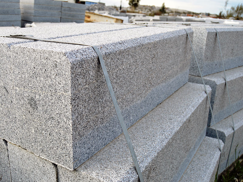 Granite kerbs