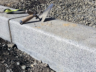 Granite kerbs