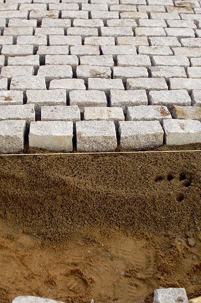 Granite pavements