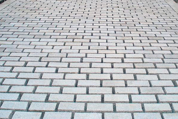 Cobbled streets of the city centre. Huesca (Spain)